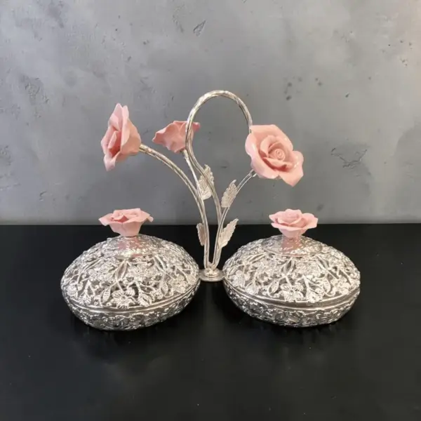 Silver Rose Dry Fruit Box
