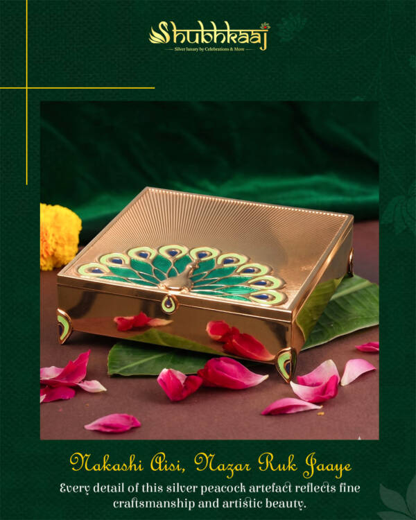 Royal Peacock Dry Fruit Box